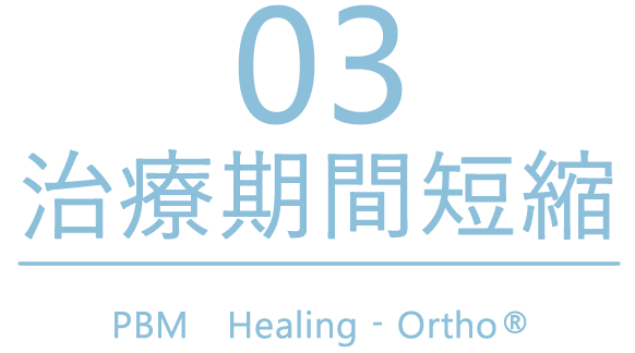 治療期間短縮